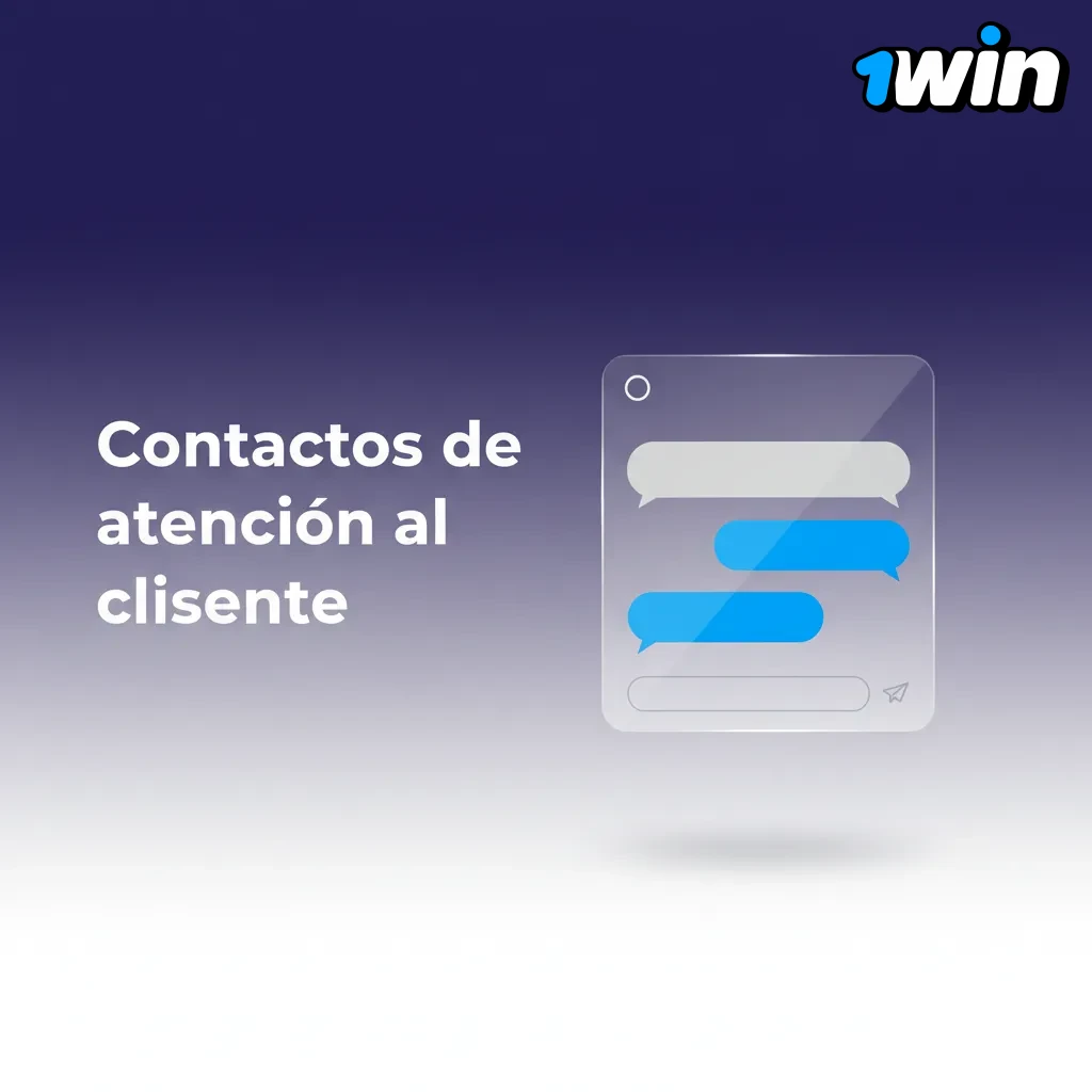 Opciones de soporte 24/7: chat, correo support@1win.com, centro de ayuda y Telegram/WhatsApp para depósitos.