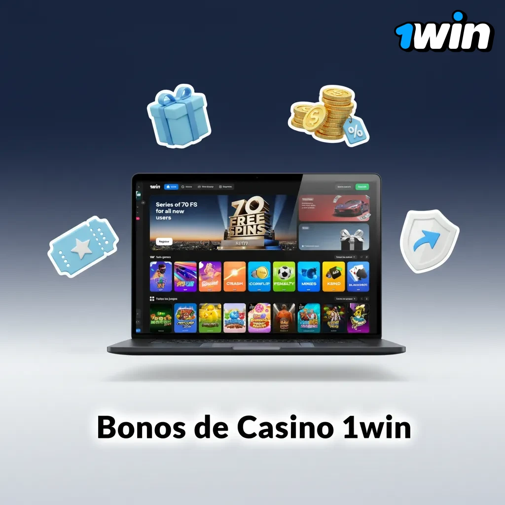 Bonos de casino 1win: giros gratis, recarga de fin de semana, cashback y torneos. Revisa requisitos y vigencia.