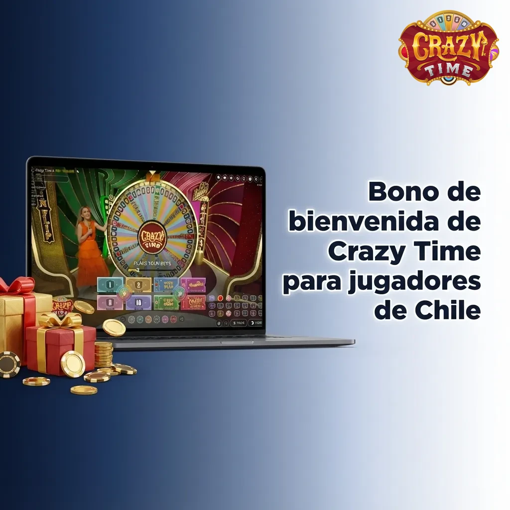 Bono de bienvenida Crazy Time en Chile: hasta 600% en 4 depósitos, min CLP $5.000; guía de pasos.