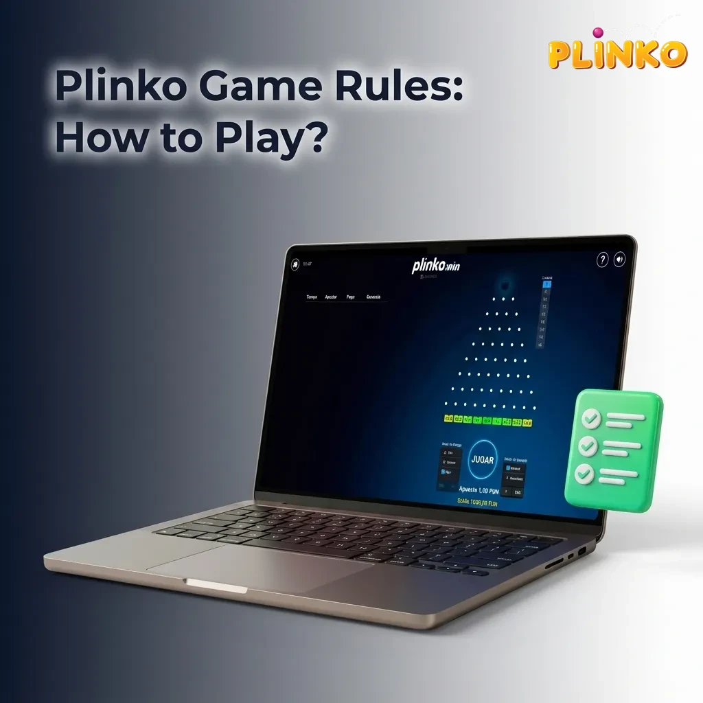 Reglas de Plinko: tablero con clavijas y panel de apuesta, riesgo (Bajo/Medio/Alto), filas 8–16, modos Turbo y Auto.