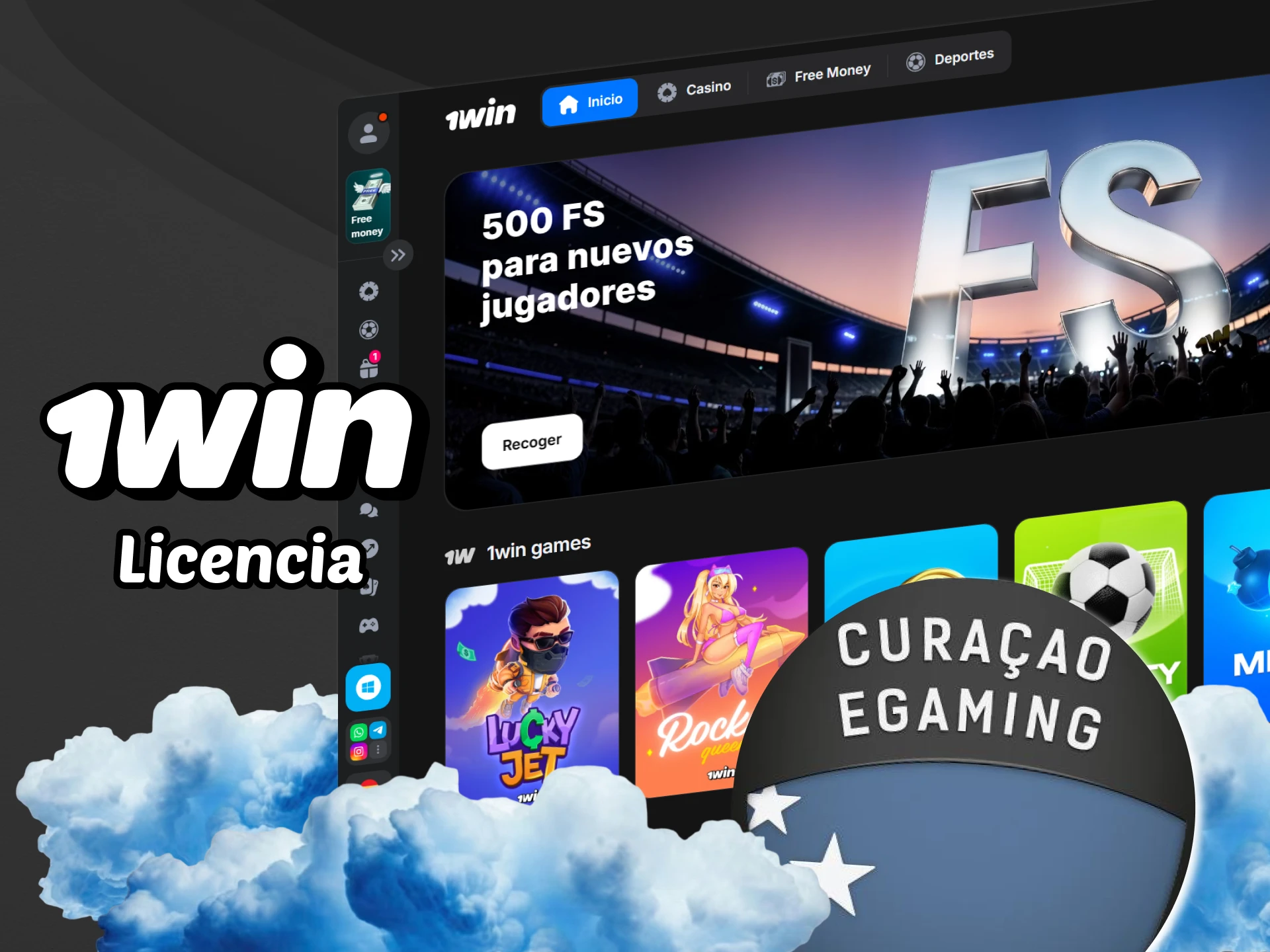 La plataforma oficial 1win cuenta con licencia y es segura para los jugadores.
