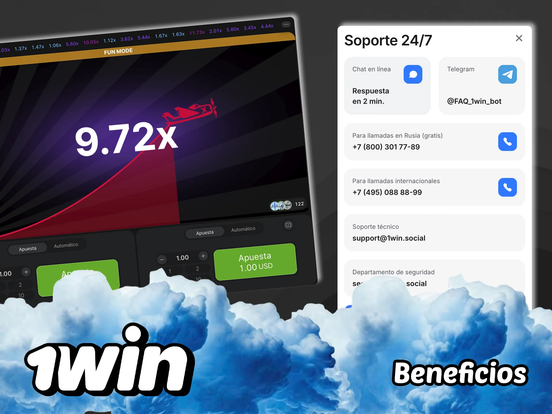 Descubre las principales ventajas de jugar a Aviator en la web de 1win.