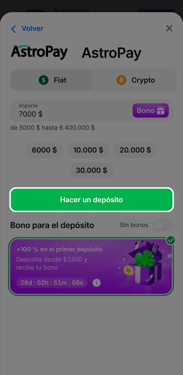 Sigue la guía paso a paso para recargar saldo de forma segura en 1win.