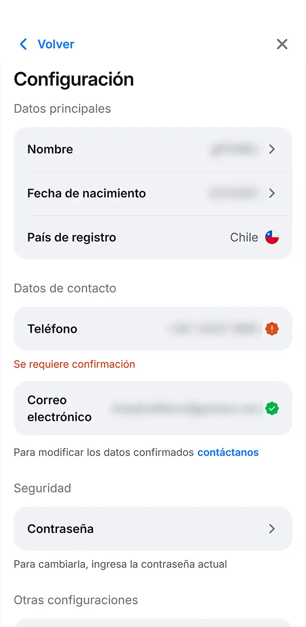 Valida tus datos de identidad para cobrar con seguridad tus premios de Plinko en 1win.