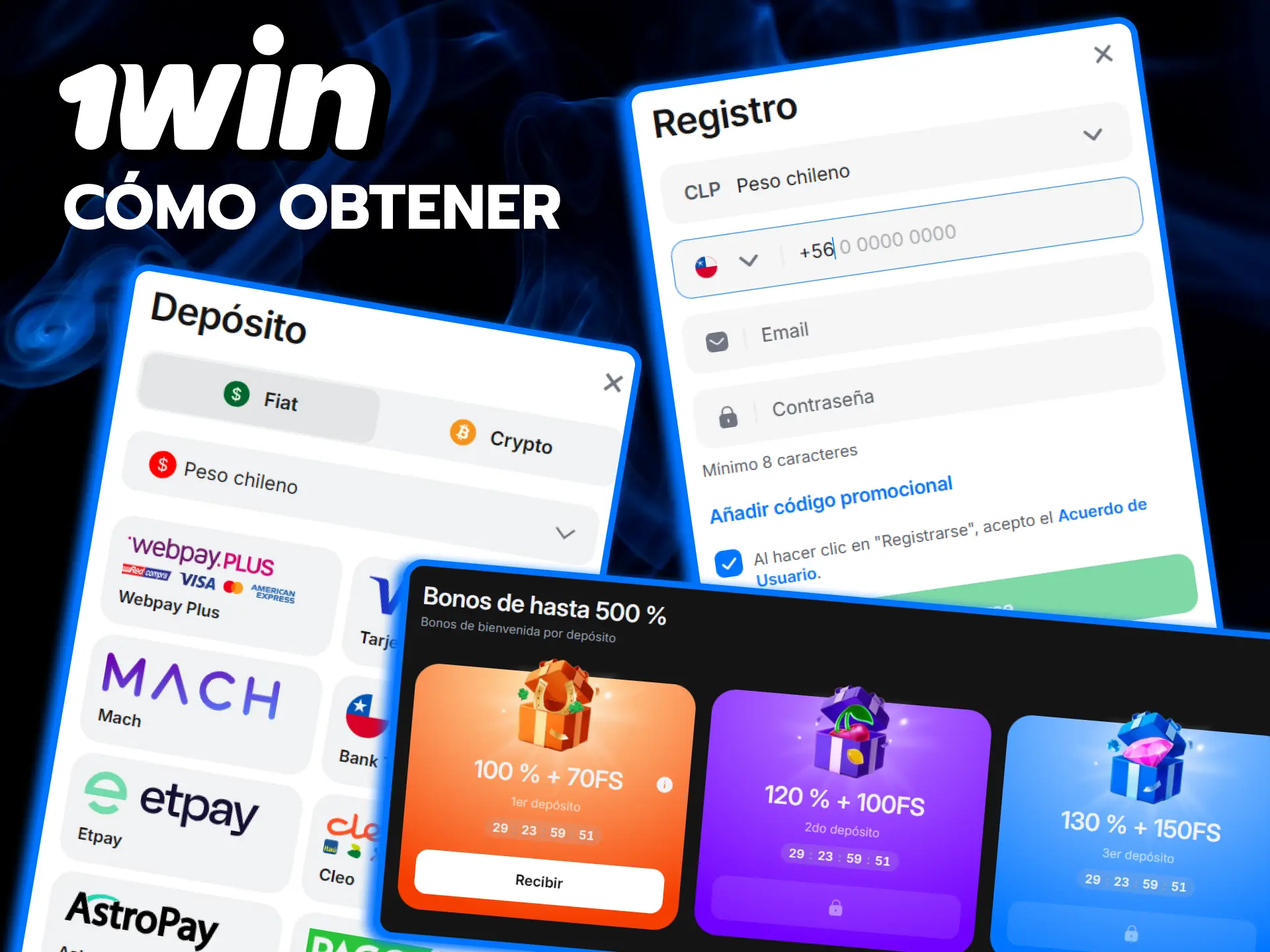 Descubre cómo conseguir el bono de bienvenida de 1win.