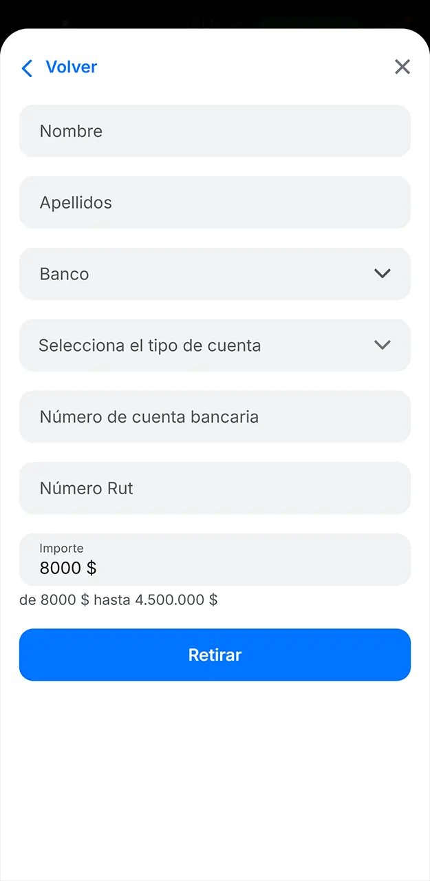 Finaliza la solicitud de retiro y monitorea el progreso del pago directamente en 1win.