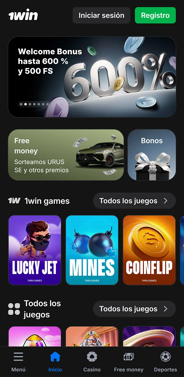 Descubre cómo descargar la aplicación 1win para jugar a Rocket Queen.