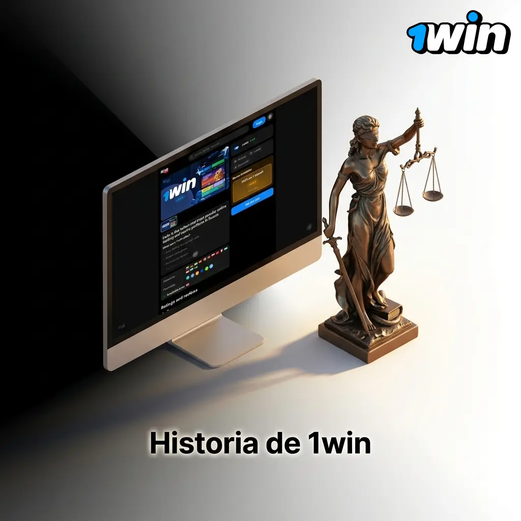 Logo e historia de 1win, casa de apuestas fundada en 2016 con licencia de Curaçao operando en América Latina