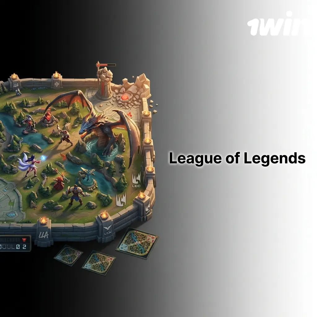 Apuestas en vivo de League of Legends en 1win: Worlds, MSI, LLA, LCK y LEC disponibles
