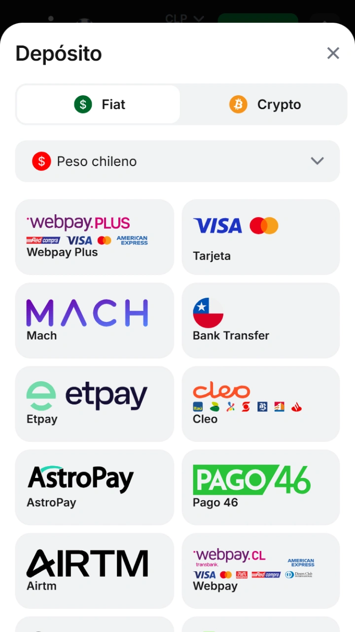 Realiza tu primer depósito de forma segura en 1win utilizando los mejores métodos de pago locales.