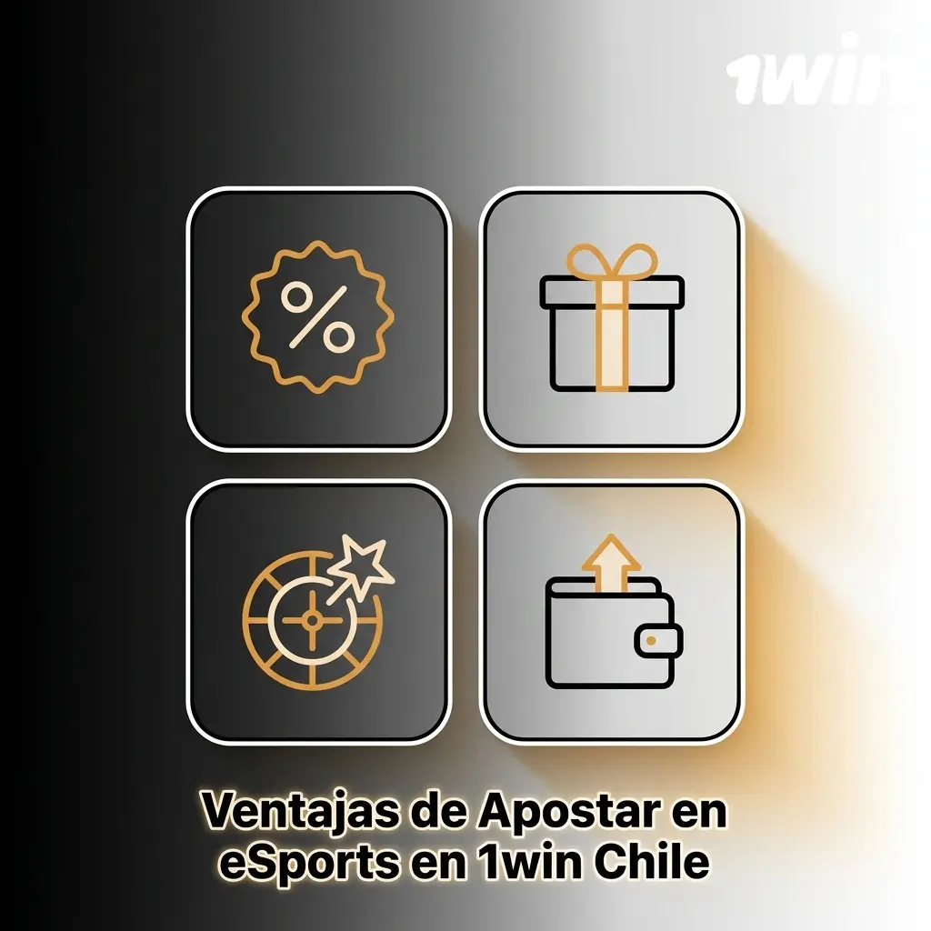 Ventajas de apostar en eSports en 1win Chile: cobertura, apuestas en vivo, pagos en CLP y bono de bienvenida